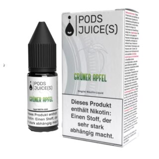 Grüner Apfel - 10ml Liquid - Pods Juice(s)