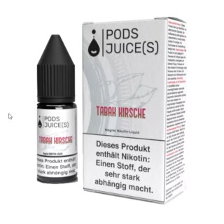 Tabak Kirsche - 10ml Liquid - Pods Juice(s)