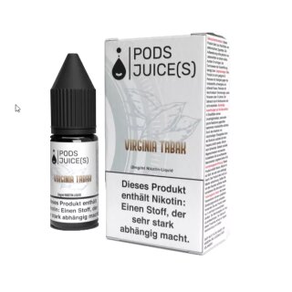 Virginia Tabak - 10ml Liquid - Pods Juice(s)