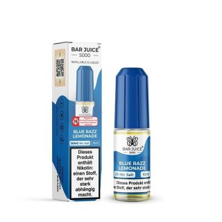 Blue Razz Lemonade - 10ml overdosed NicSalt Liquid Nikotinsalz - BarJuice 5000