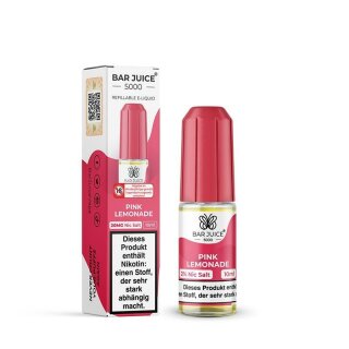 Pink Lemonade - 10ml overdosed NicSalt Liquid Nikotinsalz - BarJuice 5000