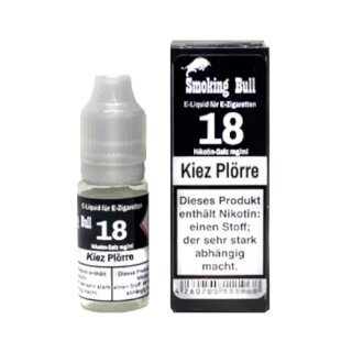 Kiez Plörre - 10ml Nikotinsalz Liquid 18mg NicSalt - Smoking Bull