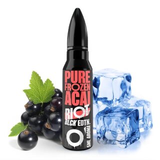 Pure Frozen Acai - Black Edition - 5ml Aroma Longfill für 60ml - Riot Squad