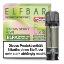 2x ELFA Pods - Strawberry Kiwi 20mg NicSalt - Elfbar