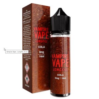 Cola - 14ml Longfill-Aroma f. 60ml - Vampire Vape