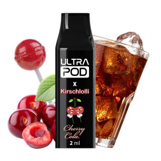 KIRSCHLOLLI Cherry Cola - Tankeinheit Pod 2ml - ULTRAPOD by Ultrabio