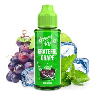 Grateful Grape - 10ml Aroma Longfill f. 120ml - Green Rocks by Drip Hacks