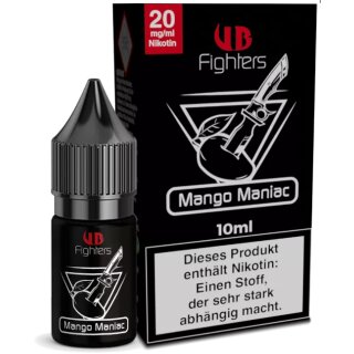 Mango Maniac - UB Fighters NicSalt Hybrid Nikotinsalt Liquid - Ultrabio
