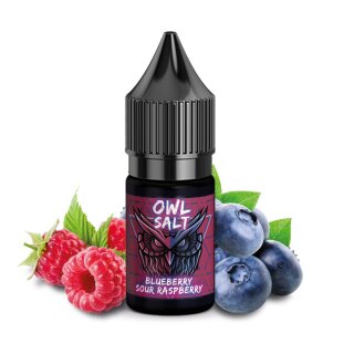 Blueberry Sour Raspberry - OVERDOSED 10ml NicSalt Nikotinsalz-Liquid - OWL Salt by Ultrabio