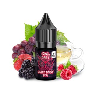 Grape Berry Tea - OVERDOSED 10ml NicSalt Nikotinsalz-Liquid - OWL Salt by Ultrabio