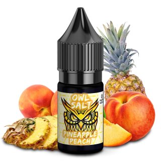 Pineapple Peach - OVERDOSED 10ml NicSalt Nikotinsalz-Liquid - OWL Salt by Ultrabio