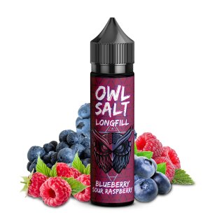 Blueberry Sour Raspberry - 10ml Longfill-Aroma f. 60ml - OWL Salts by UltraBio