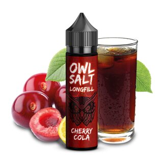 Cherry Cola - 10ml Longfill-Aroma f. 60ml - OWL Salts by UltraBio