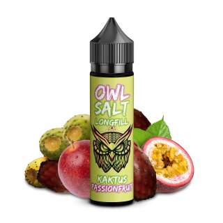 Kaktus Passionfruit - 10ml Longfill-Aroma f. 60ml - OWL Salts by UltraBio