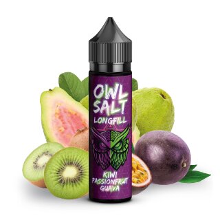 Kiwi Passionfruit Guava - 10ml Longfill-Aroma f. 60ml - OWL Salts by UltraBio