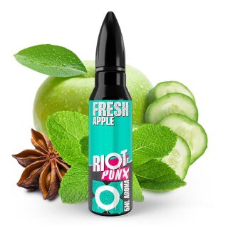 PUNX - Fresh Apple - 5ml Longfill Aroma f. 60ml - Riot Squad