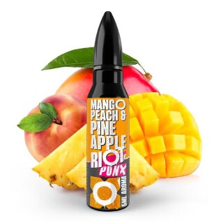 PUNX - Mango Peach & Pineapple - 5ml Longfill Aroma f. 60ml - Riot Squad