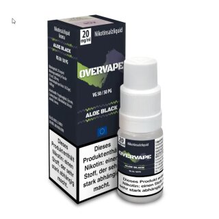 Aloe Black - Overdosed 10ml NicSalt Liquid Nikotinsalz 20mg - OVERVAPE