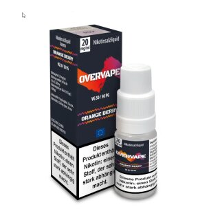 Orange Berry - Overdosed 10ml NicSalt Liquid Nikotinsalz 20mg - OVERVAPE