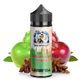 Doppelapfel Shisha - 10ml Aroma Longfill f. 120ml - Dampfdidas