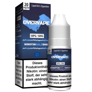 Nikotin-Salz Shot 20mg/ml VPG 50:50 NicSalt - Overvape