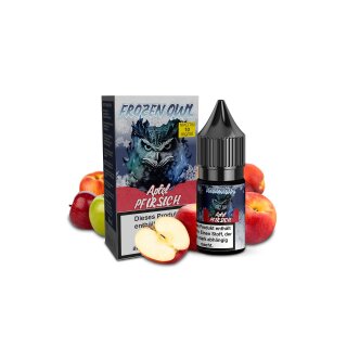 Apfel Pfirsich - FROZEN 10ml NicSalt Nikotinsalz Liquid - UltraBio