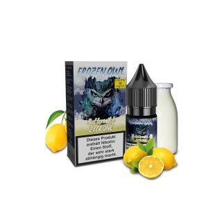 Buttermilch Zitrone - FROZEN 10ml NicSalt Nikotinsalz Liquid - UltraBio