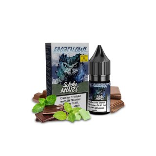 Schoko Minze - FROZEN 10ml NicSalt Nikotinsalz Liquid - UltraBio